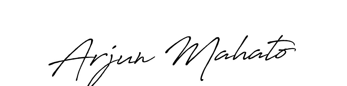 Also You can easily find your signature by using the search form. We will create Arjun Mahato name handwritten signature images for you free of cost using Antro_Vectra_Bolder sign style. Arjun Mahato signature style 7 images and pictures png