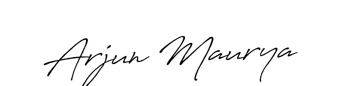 Arjun Maurya stylish signature style. Best Handwritten Sign (Antro_Vectra_Bolder) for my name. Handwritten Signature Collection Ideas for my name Arjun Maurya. Arjun Maurya signature style 7 images and pictures png