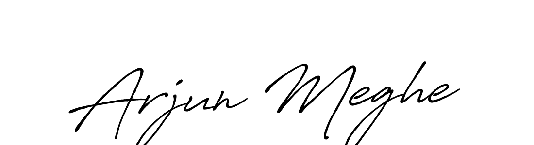 Here are the top 10 professional signature styles for the name Arjun Meghe. These are the best autograph styles you can use for your name. Arjun Meghe signature style 7 images and pictures png