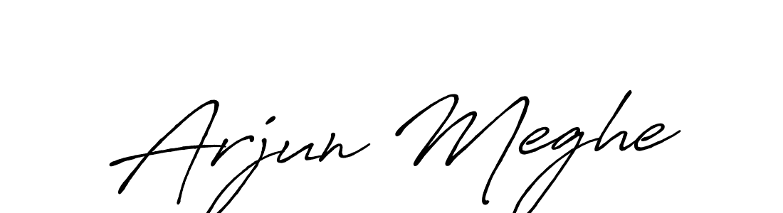 Once you've used our free online signature maker to create your best signature Antro_Vectra_Bolder style, it's time to enjoy all of the benefits that Arjun Meghe name signing documents. Arjun Meghe signature style 7 images and pictures png