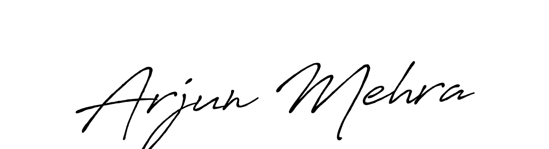 Make a short Arjun Mehra signature style. Manage your documents anywhere anytime using Antro_Vectra_Bolder. Create and add eSignatures, submit forms, share and send files easily. Arjun Mehra signature style 7 images and pictures png