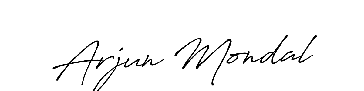 Make a beautiful signature design for name Arjun Mondal. Use this online signature maker to create a handwritten signature for free. Arjun Mondal signature style 7 images and pictures png