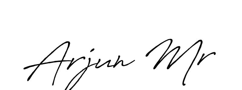 Arjun Mr stylish signature style. Best Handwritten Sign (Antro_Vectra_Bolder) for my name. Handwritten Signature Collection Ideas for my name Arjun Mr. Arjun Mr signature style 7 images and pictures png
