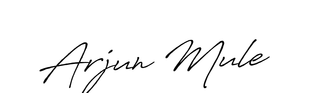 Once you've used our free online signature maker to create your best signature Antro_Vectra_Bolder style, it's time to enjoy all of the benefits that Arjun Mule name signing documents. Arjun Mule signature style 7 images and pictures png