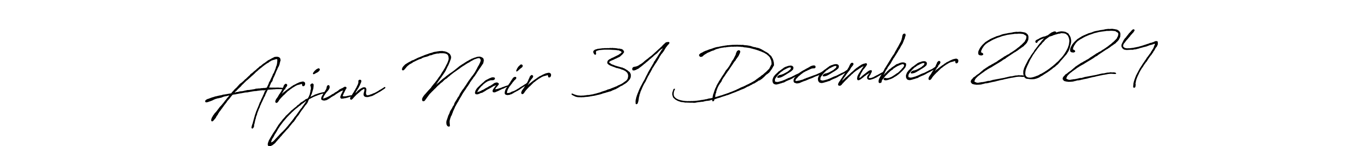 This is the best signature style for the Arjun Nair  31 December 2024 name. Also you like these signature font (Antro_Vectra_Bolder). Mix name signature. Arjun Nair  31 December 2024 signature style 7 images and pictures png