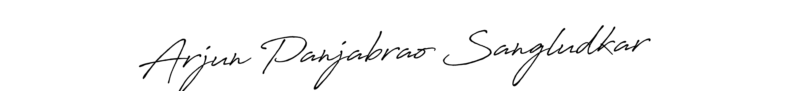 Similarly Antro_Vectra_Bolder is the best handwritten signature design. Signature creator online .You can use it as an online autograph creator for name Arjun Panjabrao Sangludkar. Arjun Panjabrao Sangludkar signature style 7 images and pictures png