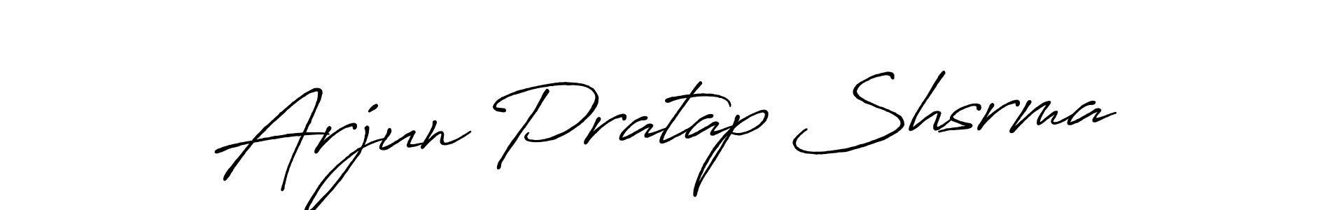 Create a beautiful signature design for name Arjun Pratap Shsrma. With this signature (Antro_Vectra_Bolder) fonts, you can make a handwritten signature for free. Arjun Pratap Shsrma signature style 7 images and pictures png