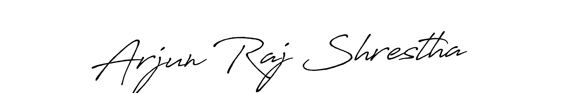 Design your own signature with our free online signature maker. With this signature software, you can create a handwritten (Antro_Vectra_Bolder) signature for name Arjun Raj Shrestha. Arjun Raj Shrestha signature style 7 images and pictures png