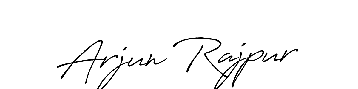 Arjun Rajpur stylish signature style. Best Handwritten Sign (Antro_Vectra_Bolder) for my name. Handwritten Signature Collection Ideas for my name Arjun Rajpur. Arjun Rajpur signature style 7 images and pictures png