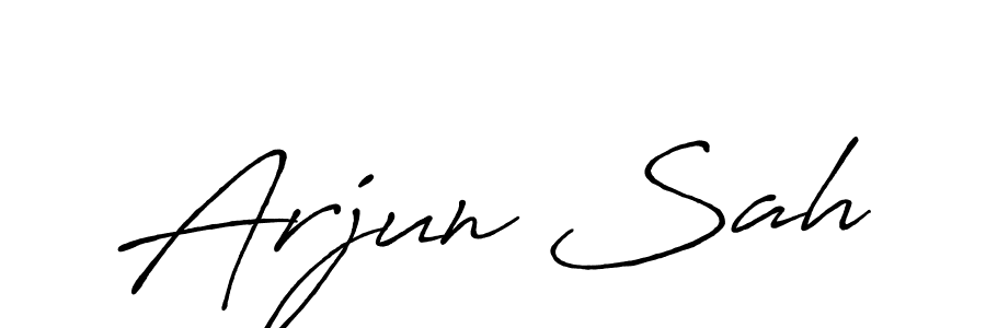 You can use this online signature creator to create a handwritten signature for the name Arjun Sah. This is the best online autograph maker. Arjun Sah signature style 7 images and pictures png