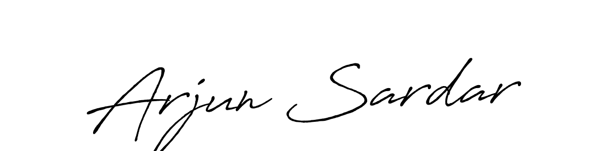 Make a beautiful signature design for name Arjun Sardar. Use this online signature maker to create a handwritten signature for free. Arjun Sardar signature style 7 images and pictures png