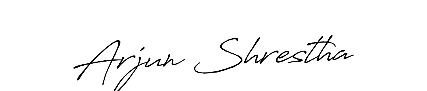 Make a short Arjun Shrestha signature style. Manage your documents anywhere anytime using Antro_Vectra_Bolder. Create and add eSignatures, submit forms, share and send files easily. Arjun Shrestha signature style 7 images and pictures png