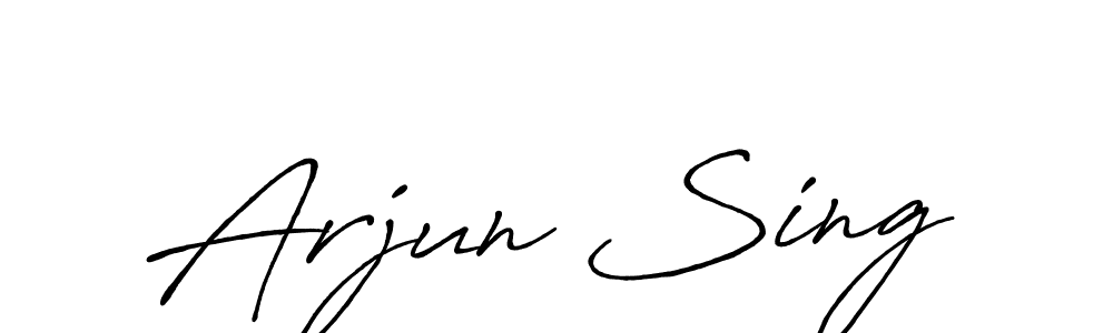 Use a signature maker to create a handwritten signature online. With this signature software, you can design (Antro_Vectra_Bolder) your own signature for name Arjun Sing. Arjun Sing signature style 7 images and pictures png