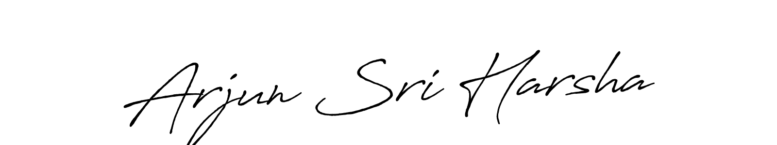 Use a signature maker to create a handwritten signature online. With this signature software, you can design (Antro_Vectra_Bolder) your own signature for name Arjun Sri Harsha. Arjun Sri Harsha signature style 7 images and pictures png