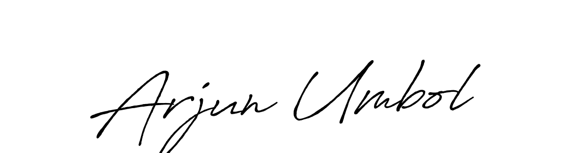 The best way (Antro_Vectra_Bolder) to make a short signature is to pick only two or three words in your name. The name Arjun Umbol include a total of six letters. For converting this name. Arjun Umbol signature style 7 images and pictures png