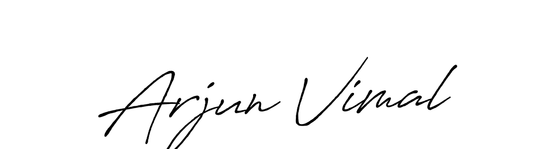 Similarly Antro_Vectra_Bolder is the best handwritten signature design. Signature creator online .You can use it as an online autograph creator for name Arjun Vimal. Arjun Vimal signature style 7 images and pictures png