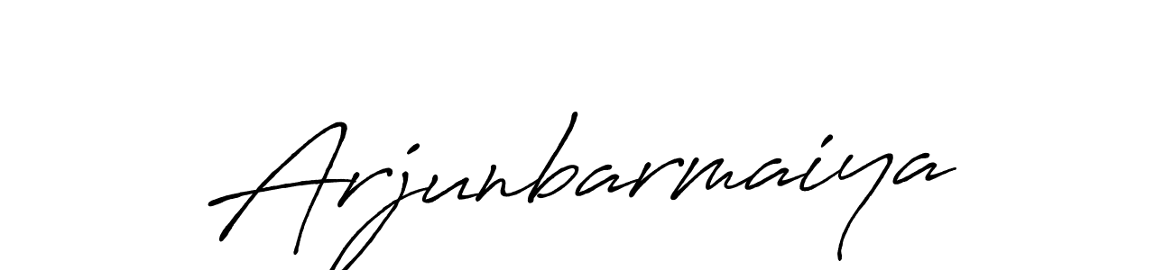 How to make Arjunbarmaiya signature? Antro_Vectra_Bolder is a professional autograph style. Create handwritten signature for Arjunbarmaiya name. Arjunbarmaiya signature style 7 images and pictures png
