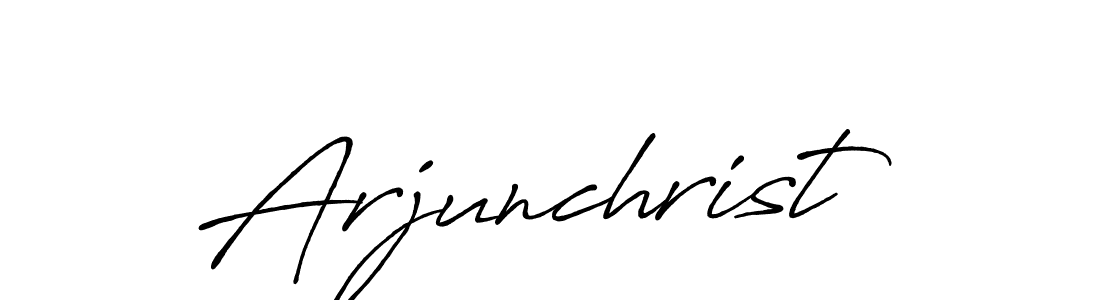 How to make Arjunchrist signature? Antro_Vectra_Bolder is a professional autograph style. Create handwritten signature for Arjunchrist name. Arjunchrist signature style 7 images and pictures png