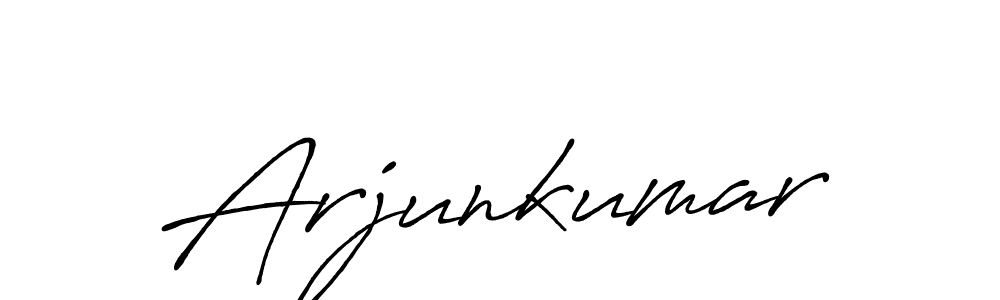 Also You can easily find your signature by using the search form. We will create Arjunkumar name handwritten signature images for you free of cost using Antro_Vectra_Bolder sign style. Arjunkumar signature style 7 images and pictures png
