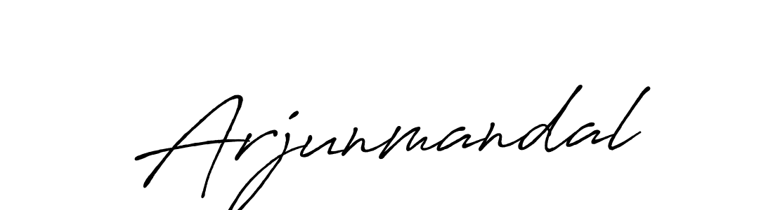 It looks lik you need a new signature style for name Arjunmandal. Design unique handwritten (Antro_Vectra_Bolder) signature with our free signature maker in just a few clicks. Arjunmandal signature style 7 images and pictures png