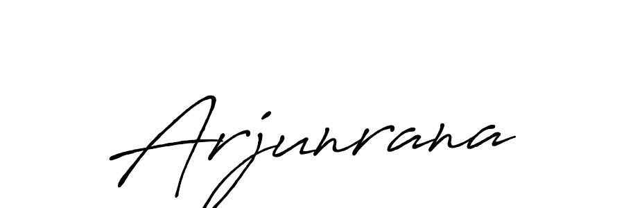 How to make Arjunrana signature? Antro_Vectra_Bolder is a professional autograph style. Create handwritten signature for Arjunrana name. Arjunrana signature style 7 images and pictures png