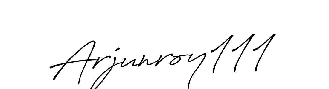 Also we have Arjunroy111 name is the best signature style. Create professional handwritten signature collection using Antro_Vectra_Bolder autograph style. Arjunroy111 signature style 7 images and pictures png
