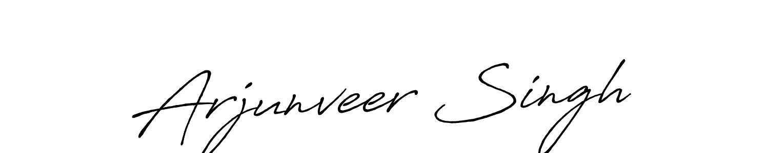 Arjunveer Singh stylish signature style. Best Handwritten Sign (Antro_Vectra_Bolder) for my name. Handwritten Signature Collection Ideas for my name Arjunveer Singh. Arjunveer Singh signature style 7 images and pictures png