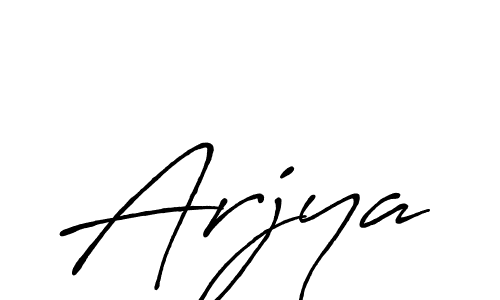 It looks lik you need a new signature style for name Arjya. Design unique handwritten (Antro_Vectra_Bolder) signature with our free signature maker in just a few clicks. Arjya signature style 7 images and pictures png