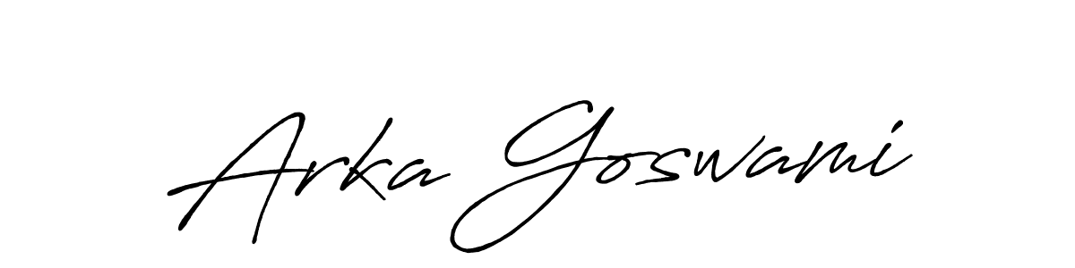 Also You can easily find your signature by using the search form. We will create Arka Goswami name handwritten signature images for you free of cost using Antro_Vectra_Bolder sign style. Arka Goswami signature style 7 images and pictures png