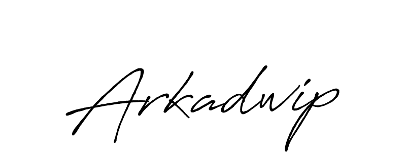 Arkadwip stylish signature style. Best Handwritten Sign (Antro_Vectra_Bolder) for my name. Handwritten Signature Collection Ideas for my name Arkadwip. Arkadwip signature style 7 images and pictures png