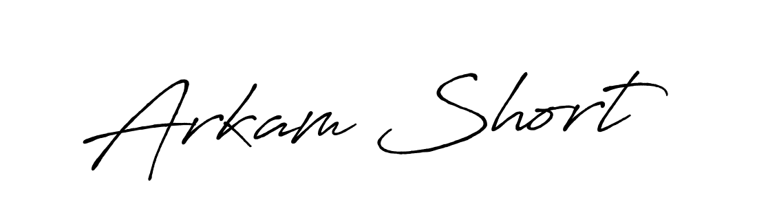 How to make Arkam Short signature? Antro_Vectra_Bolder is a professional autograph style. Create handwritten signature for Arkam Short name. Arkam Short signature style 7 images and pictures png