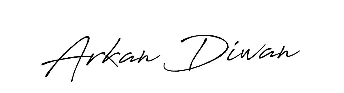 How to make Arkan Diwan name signature. Use Antro_Vectra_Bolder style for creating short signs online. This is the latest handwritten sign. Arkan Diwan signature style 7 images and pictures png