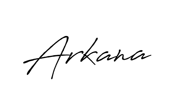 Arkana stylish signature style. Best Handwritten Sign (Antro_Vectra_Bolder) for my name. Handwritten Signature Collection Ideas for my name Arkana. Arkana signature style 7 images and pictures png