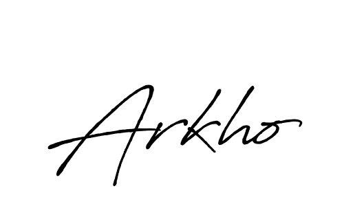 Create a beautiful signature design for name Arkho. With this signature (Antro_Vectra_Bolder) fonts, you can make a handwritten signature for free. Arkho signature style 7 images and pictures png