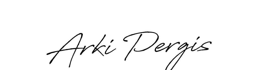 It looks lik you need a new signature style for name Arki Pergis. Design unique handwritten (Antro_Vectra_Bolder) signature with our free signature maker in just a few clicks. Arki Pergis signature style 7 images and pictures png