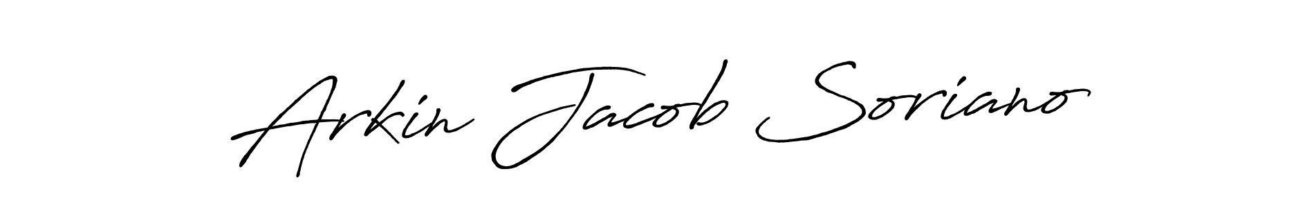 The best way (Antro_Vectra_Bolder) to make a short signature is to pick only two or three words in your name. The name Arkin Jacob Soriano include a total of six letters. For converting this name. Arkin Jacob Soriano signature style 7 images and pictures png