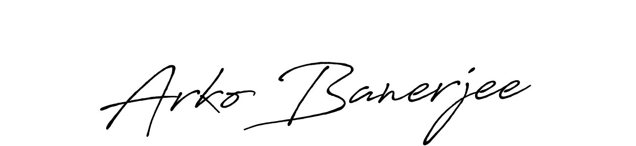 if you are searching for the best signature style for your name Arko Banerjee. so please give up your signature search. here we have designed multiple signature styles  using Antro_Vectra_Bolder. Arko Banerjee signature style 7 images and pictures png