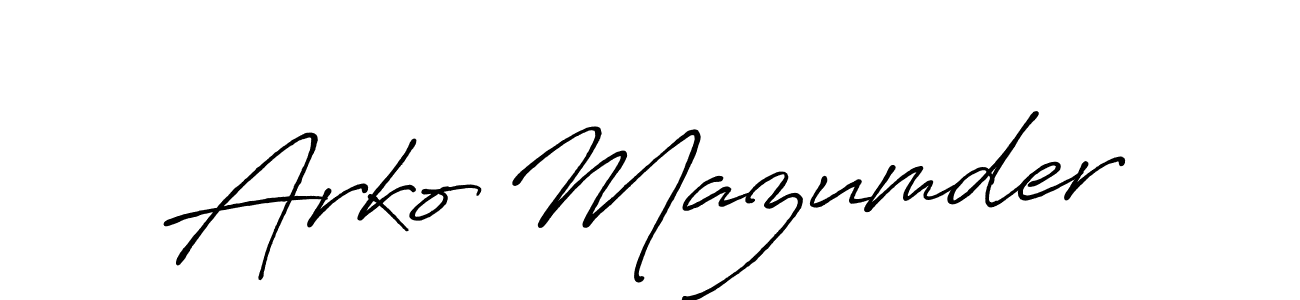 Also You can easily find your signature by using the search form. We will create Arko Mazumder name handwritten signature images for you free of cost using Antro_Vectra_Bolder sign style. Arko Mazumder signature style 7 images and pictures png