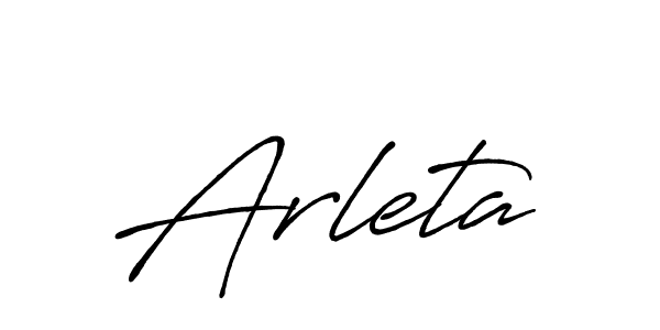 Here are the top 10 professional signature styles for the name Arleta. These are the best autograph styles you can use for your name. Arleta signature style 7 images and pictures png