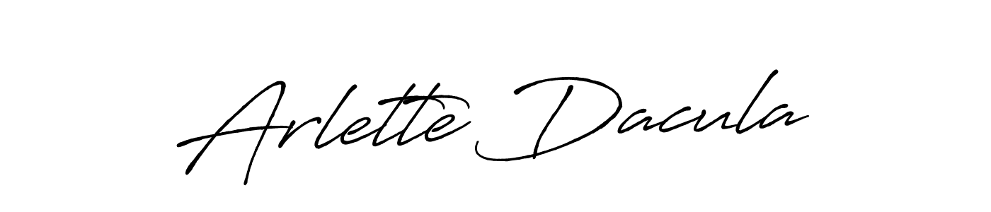 Here are the top 10 professional signature styles for the name Arlette Dacula. These are the best autograph styles you can use for your name. Arlette Dacula signature style 7 images and pictures png