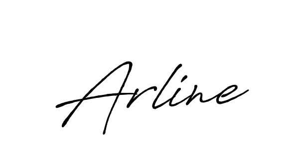 How to Draw Arline signature style? Antro_Vectra_Bolder is a latest design signature styles for name Arline. Arline signature style 7 images and pictures png