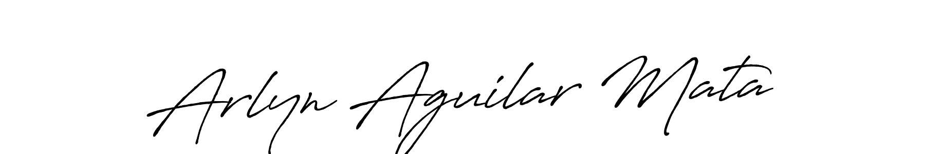 The best way (Antro_Vectra_Bolder) to make a short signature is to pick only two or three words in your name. The name Arlyn Aguilar Mata include a total of six letters. For converting this name. Arlyn Aguilar Mata signature style 7 images and pictures png