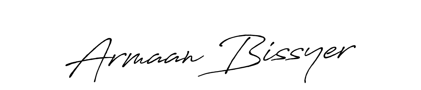 Make a beautiful signature design for name Armaan Bissyer. With this signature (Antro_Vectra_Bolder) style, you can create a handwritten signature for free. Armaan Bissyer signature style 7 images and pictures png