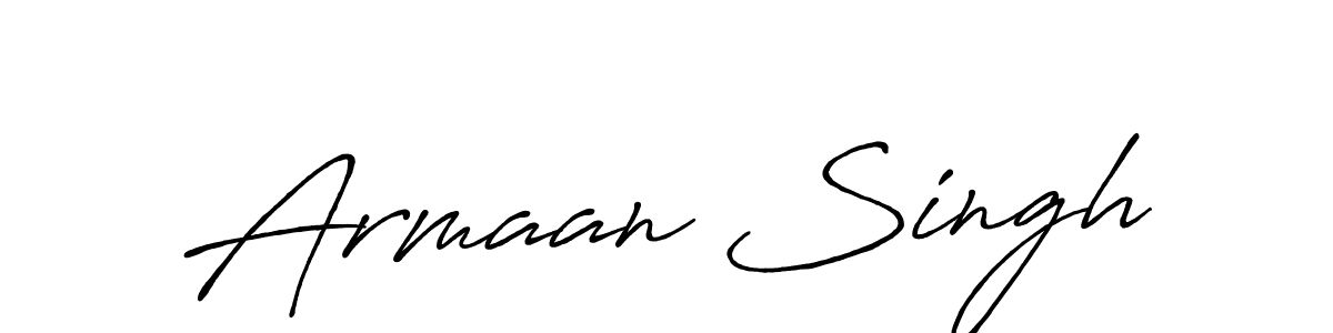 How to make Armaan Singh signature? Antro_Vectra_Bolder is a professional autograph style. Create handwritten signature for Armaan Singh name. Armaan Singh signature style 7 images and pictures png