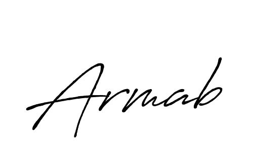 Also You can easily find your signature by using the search form. We will create Armab name handwritten signature images for you free of cost using Antro_Vectra_Bolder sign style. Armab signature style 7 images and pictures png