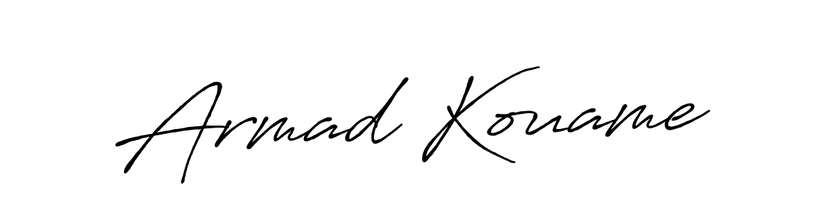 You can use this online signature creator to create a handwritten signature for the name Armad Kouame. This is the best online autograph maker. Armad Kouame signature style 7 images and pictures png