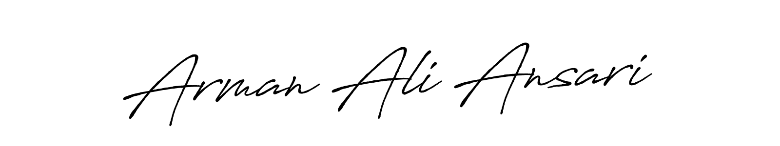 This is the best signature style for the Arman Ali Ansari name. Also you like these signature font (Antro_Vectra_Bolder). Mix name signature. Arman Ali Ansari signature style 7 images and pictures png