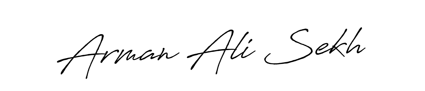 if you are searching for the best signature style for your name Arman Ali Sekh. so please give up your signature search. here we have designed multiple signature styles  using Antro_Vectra_Bolder. Arman Ali Sekh signature style 7 images and pictures png