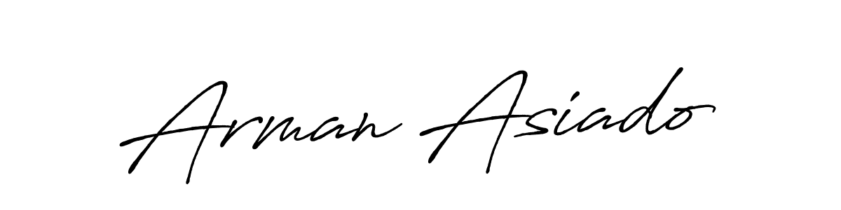 This is the best signature style for the Arman Asiado name. Also you like these signature font (Antro_Vectra_Bolder). Mix name signature. Arman Asiado signature style 7 images and pictures png