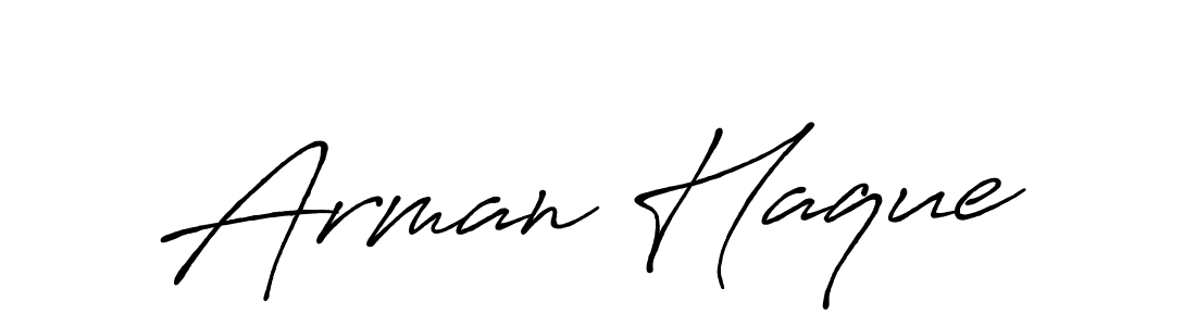 How to make Arman Haque signature? Antro_Vectra_Bolder is a professional autograph style. Create handwritten signature for Arman Haque name. Arman Haque signature style 7 images and pictures png